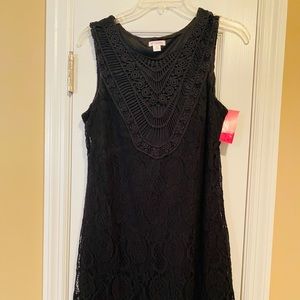 Black lace dress, NWT. Size medium